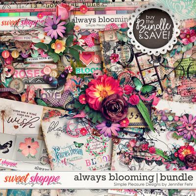always blooming bundle: simple pleasure designs by jennifer fehr 