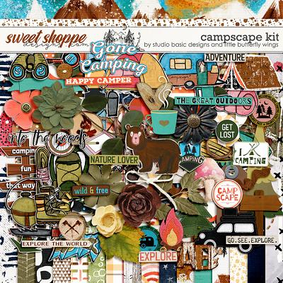 Campscape Kit by Studio Basic and Little Butterfly Wings