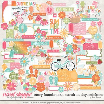 Story Foundations: Carefree Days Stickers by Traci Reed