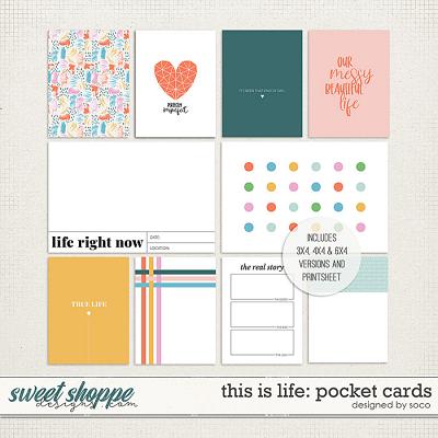 This Is Life: Pocket Cards | Designed by Soco