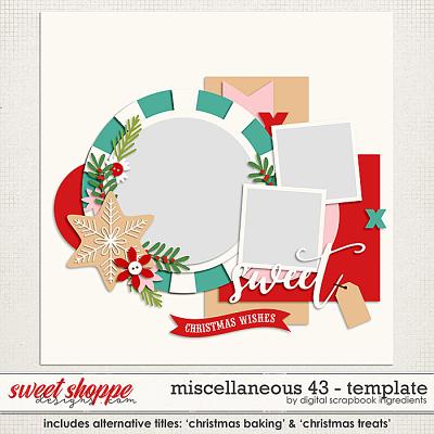 Miscellaneous 43 Template by Digital Scrapbook Ingredients