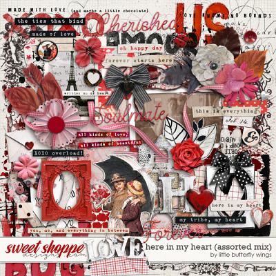 Here in my heart (assorted mix) by Little Butterfly Wings