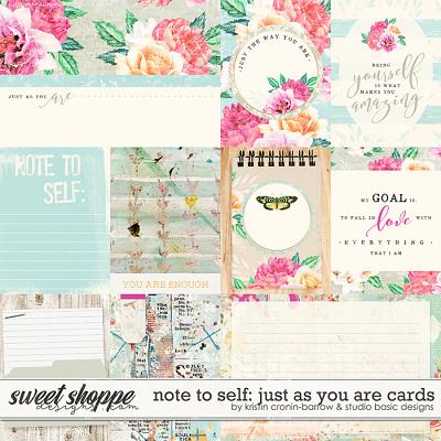 Note To Self: Just as You Are Cards by Kristin Cronin-Barrow & Studio Basic
