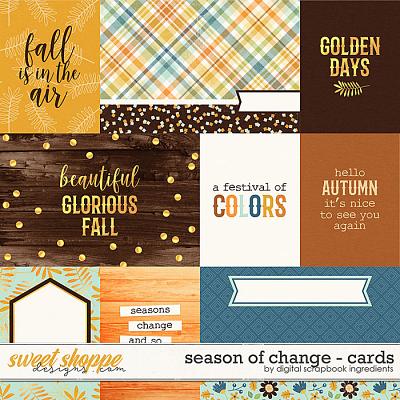Season Of Change | Cards by Digital Scrapbook Ingredients