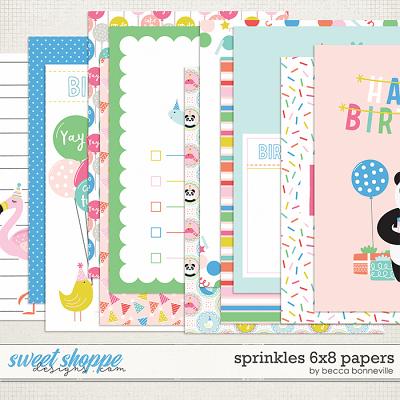 Sprinkles 6x8 Papers by Becca Bonneville