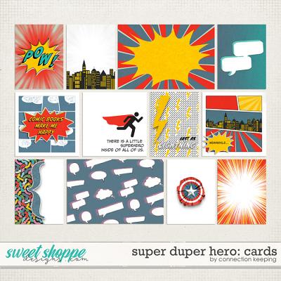 Super Duper Hero Journal Cards by Connection Keeping
