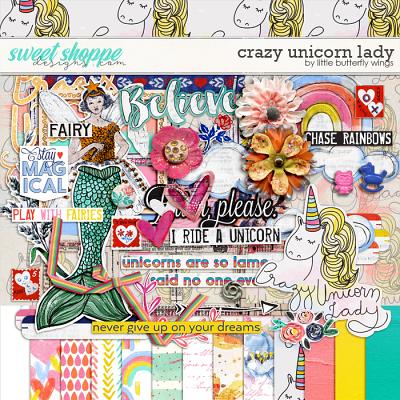 Crazy unicorn lady kit by Little Butterfly Wings