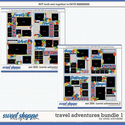 Cindy's Layered Templates - Travel Adventures Bundle 1 by Cindy Schneider