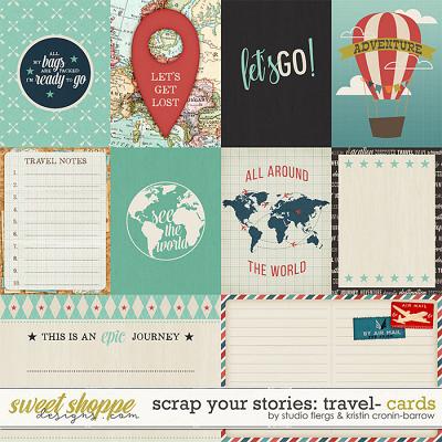 Scrap Your Stories: Travel - Cards by Studio Flergs and Kristin Cronin-Barrow