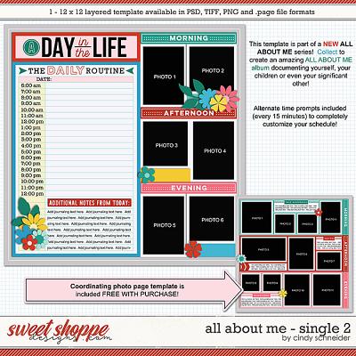 Cindy's Layered Templates - All About Me: Single 2 by Cindy Schneider