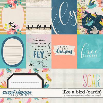 Like a Bird: Cards by Blagovesta Gosheva & River Rose Designs