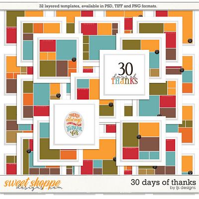 30 Days of Thanks by LJS Designs