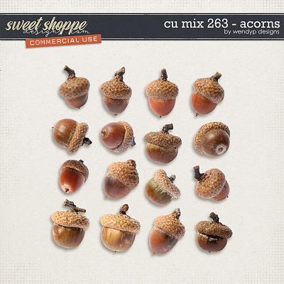 CU Mix 263 - acorns by WendyP Designs