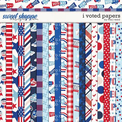 I Voted Papers by Traci Reed