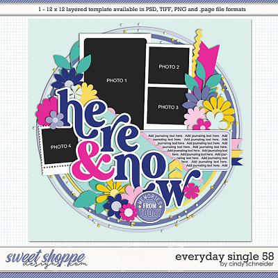 Cindy's Layered Templates - Everyday Single 58 by Cindy Schneider