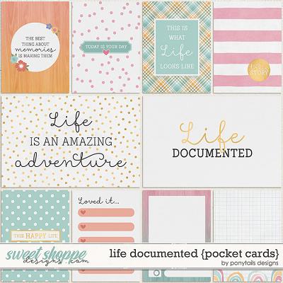 Life Documented Pocket Cards by Ponytails