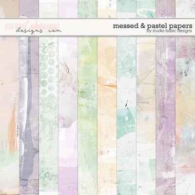 Messed & Pastel Papers by Studio Basic