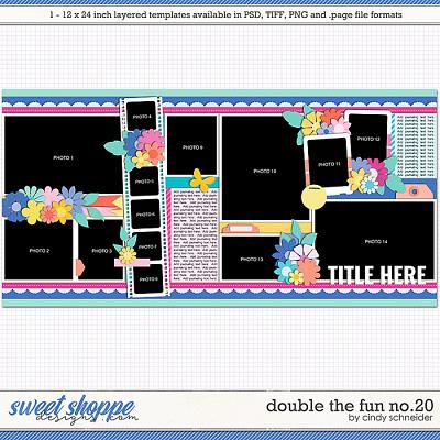 Cindy's Layered Templates - Double the Fun No.20 by Cindy Schneider