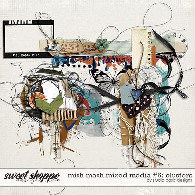 Mish Mash Mixed Media #5 Clusters by Studio Basic