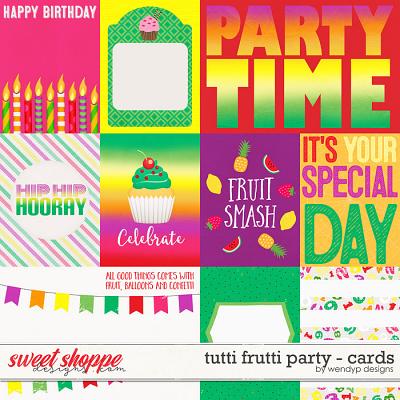 Tutti frutti party - cards by WendyP Designs