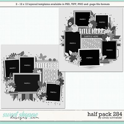 Cindy's Layered Templates - Half Pack 284 by Cindy Schneider