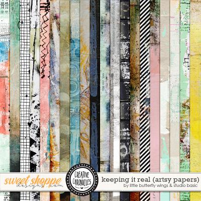 Creative Chronicles: Keeping It Real Papers by Little Butterfly Wings & Studio Basic