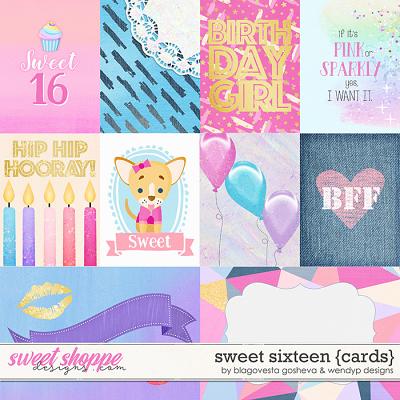Sweet 16 - Cards by Blagovesta Gosheva & WendyP Designs