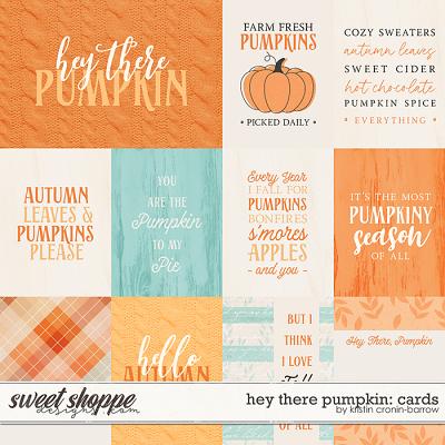 Hey there Pumpkin: cards by Kristin Cronin-Barrow