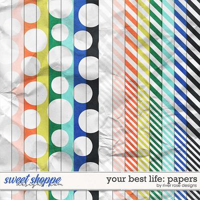 Your Best Life: Papers by River Rose Designs