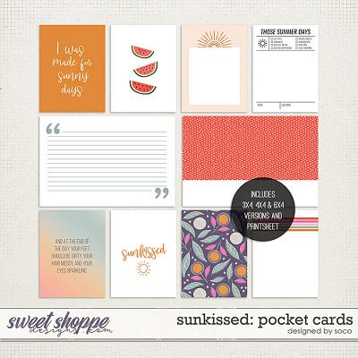 Sunkissed: Pocket Cards | Designed by Soco