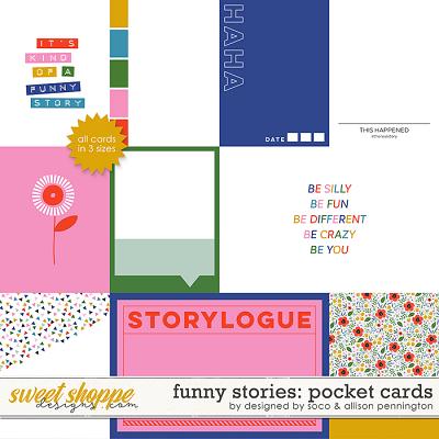Funny Stories: Pocket Cards by Allison Pennington and Designed by Soco