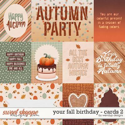 Your fall Birthday - Cards 2 by WendyP Designs