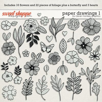 Paper Drawings 1 by Clever Monkey Graphics
