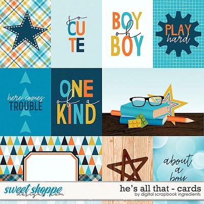 He's All That | Cards by Digital Scrapbook Ingredients