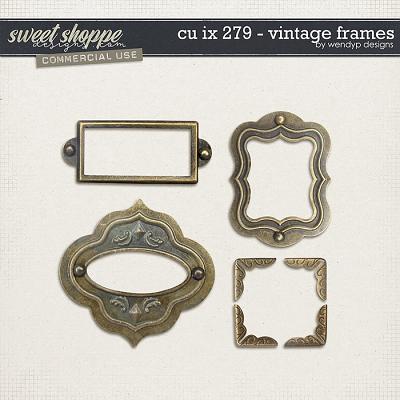 CU Mix 279 - vintage frames by WendyP Designs
