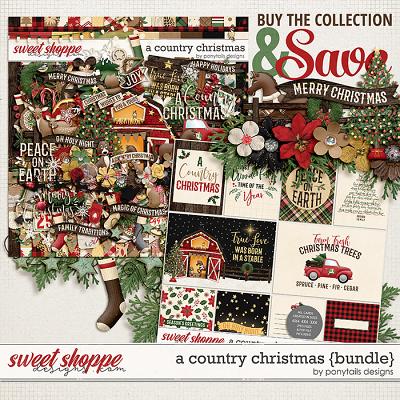 A Country Christmas Bundle by Ponytails