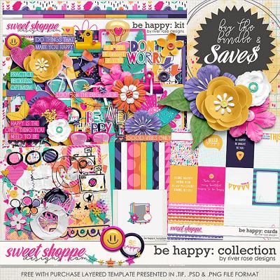 Be Happy: Collection + FWP by River Rose Designs