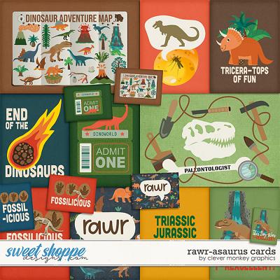 Rawr-Asaurus Cards by Clever Monkey Graphics Rawr-Asaurus Cards by Clever Monkey Graphics