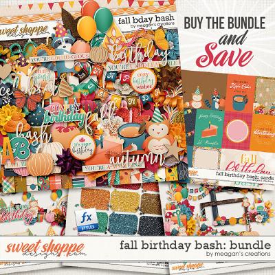 Fall Birthday Bash: Collection Bundle by Meagan's Creations