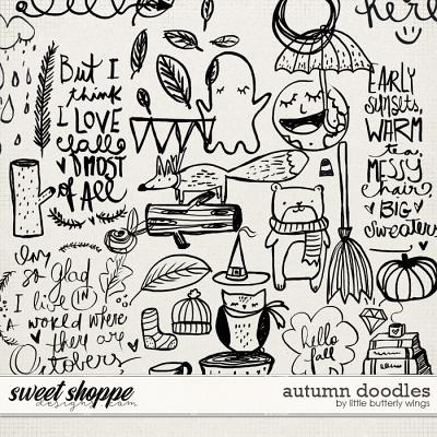 Autumn doodles by Little Butterfly Wings