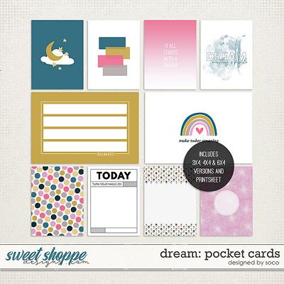 Dream: Pocket Cards | Designed by Soco