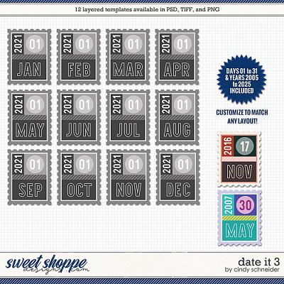 Cindy's Layered Templates - Date It 3 by Cindy Schneider