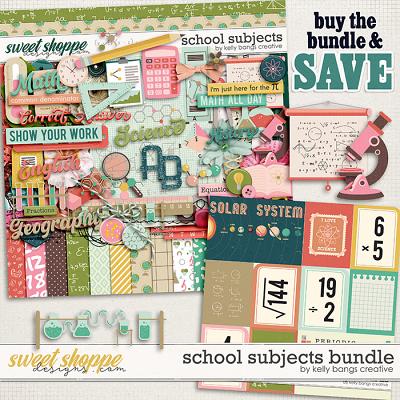 School Subjects Bundle by Kelly Bangs Creative