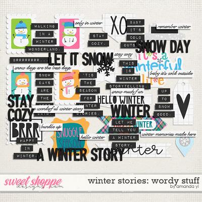 Winter Stories: wordy stuff by Amanda Yi