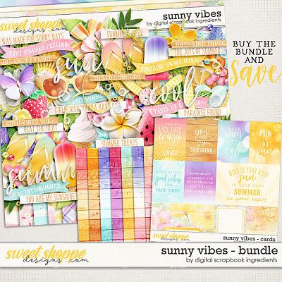 Sunny Vibes Bundle by Digital Scrapbook Ingredients