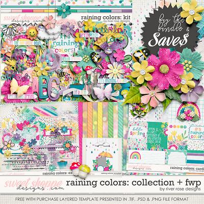 Raining Colors: Collection + FWP by River Rose Designs