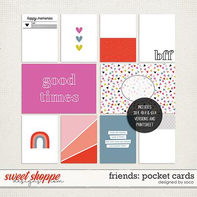 Friends: Pocket Cards | Designed by Soco