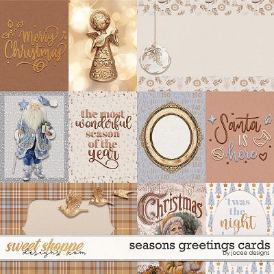 Seasons Greetings Cards by JoCee Designs