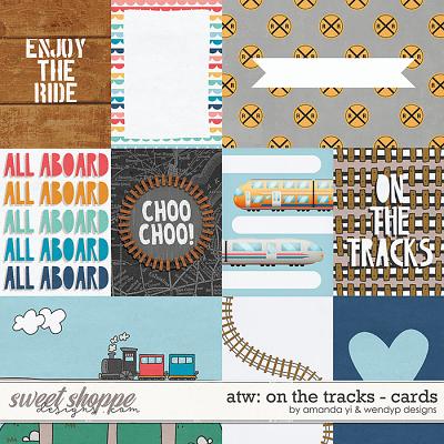Around the world: On the tracks - cards by Amanda Yi & WendyP Designs