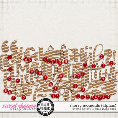 Creative Chronicles: Merry Moments Alphas by Little Butterfly Wings & Studio Basic